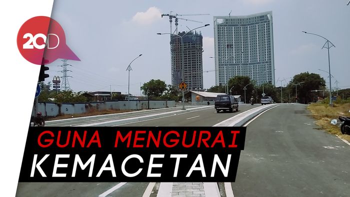 Overpass Bundaran Satelit Surabaya Diuji Coba Hari Ini