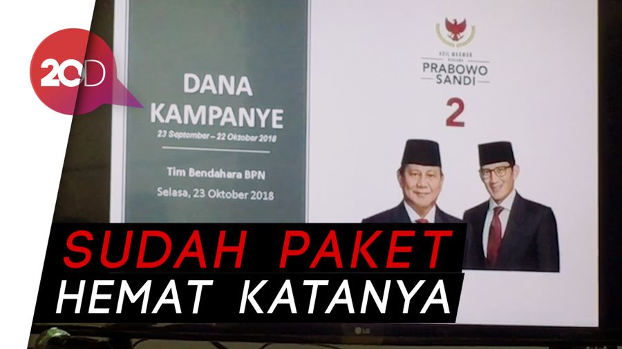 Sandiaga Penyumbang Terbesar Dana Kampanye Prabowo-Sandi