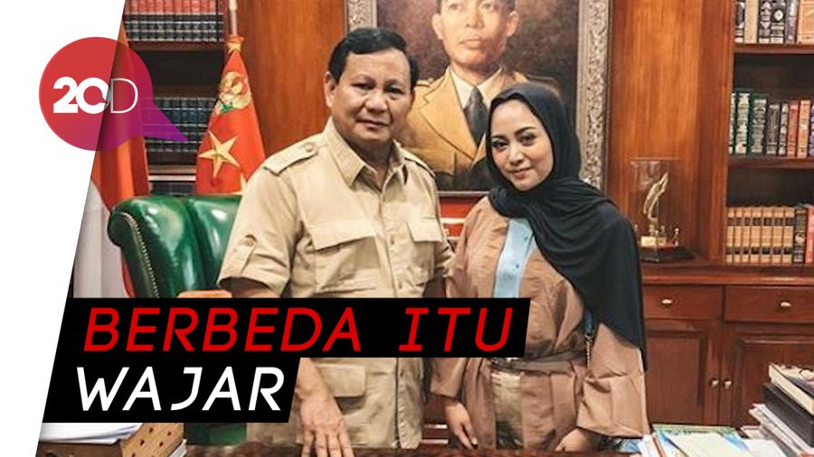 Foto Bareng Prabowo Pakai Hijab, Rachel Vennya Meluruskan   