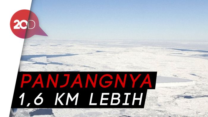 Gunung Es Persegi Panjang Sempurna Ditemukan di Kutub Selatan