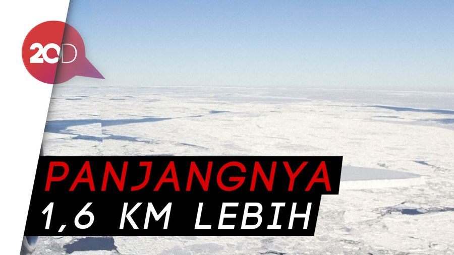 Gunung Es Persegi Panjang Sempurna Ditemukan di Kutub Selatan