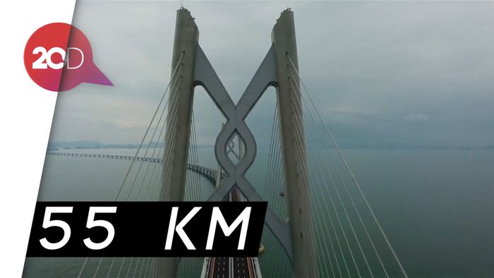 Megaproyek Jembatan Terpanjang Sedunia Dibuka Untuk Umum 