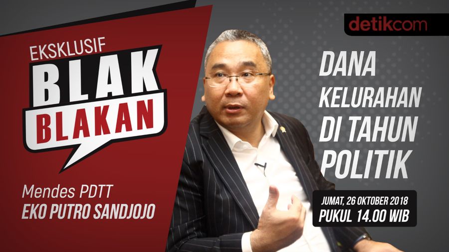 Tonton Blak-blakan Mendes PDTT: Dana Kelurahan di Tahun Politik 