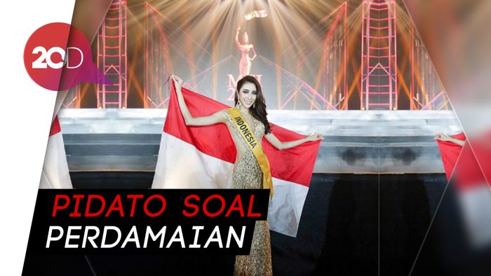 Juara 3, Begini Aksi Nadia Purwoko di Ajang Miss Grand International 2018