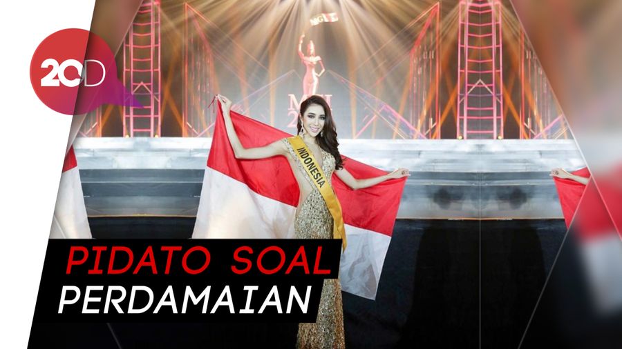 Juara 3, Begini Aksi Nadia Purwoko di Ajang Miss Grand International 2018