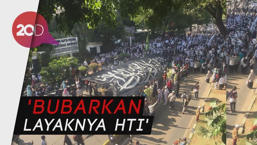 Massa Aksi Bela Tauhid Minta Banser Dibubarkan!