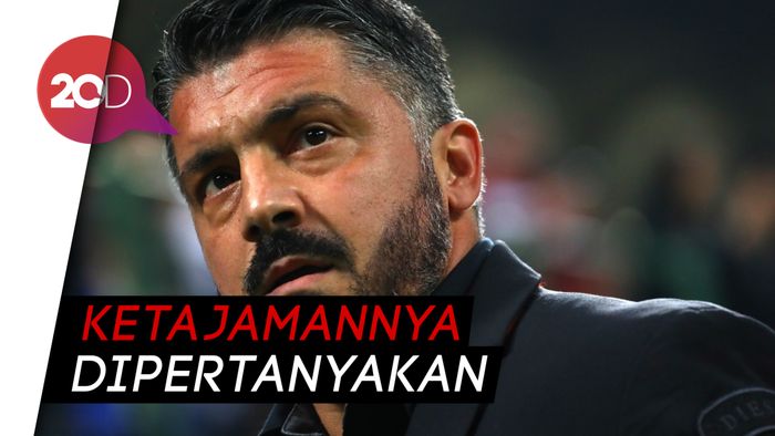 Milan Kalah Lagi, Muncul Rumor Gattuso Bakal Didepak 