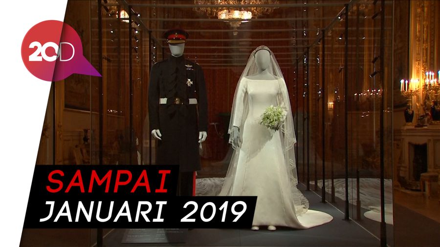 Busana Pernikahan Harry-Meghan Dipamerkan di Kastil Windsor
