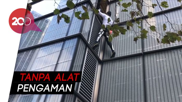 Spiderman Prancis Beraksi Taklukan Gedung Tertinggi London