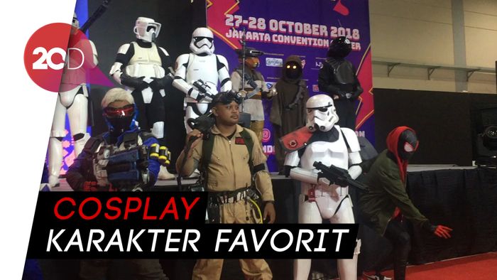 Tak Hanya Pengisi Acara, Pengunjung Ikut Ber-cosplay di ICC 2018