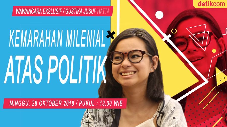 Tonton Blak-blakan Gustika Jusuf Hatta: Kemarahan Milenial Atas Politik