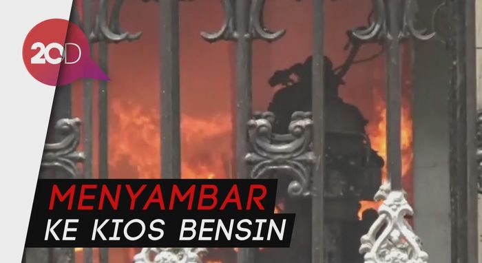 Gas Penjual Gorengan Meledak, 6 Bangunan Ludes