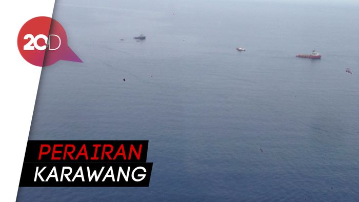 Melihat dari Udara Lokasi Jatuhnya Lion Air JT 610