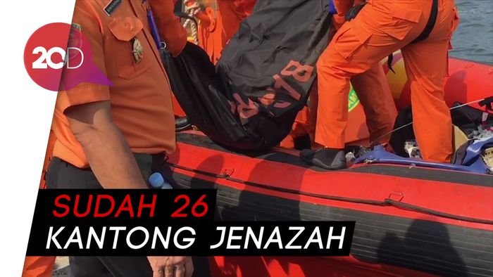 Ditemukan Lagi, Sudah Ada 26 Kantong Jenazah Lion Air JT 610