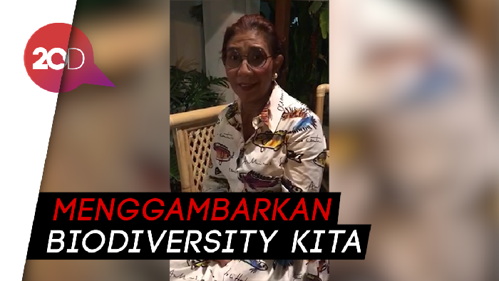 Ini Kata Menteri Susi Soal Baju Motif Ikan yang Dipakainya di OOC 2018