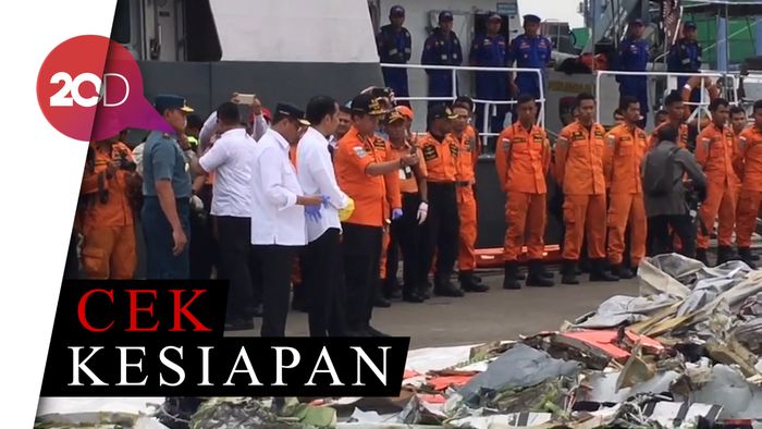 Jokowi Beri Semangat dan Apresiasi Kerja Keras Tim SAR