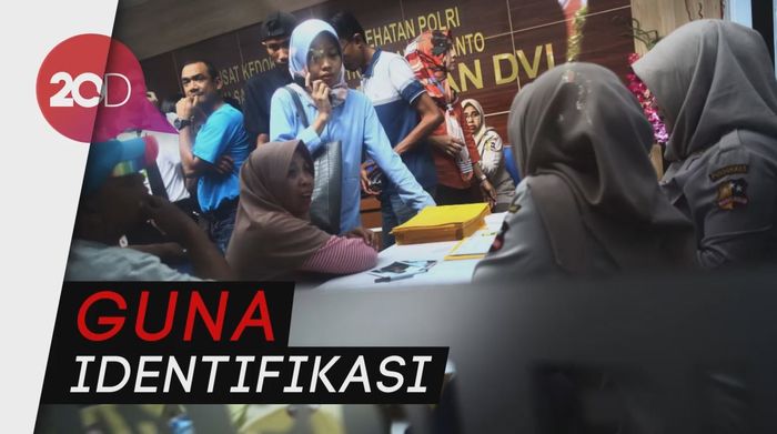 Keluarga Korban Lion Air JT-610 Jalani Tes DNA di RS Polri