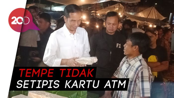 Buktikan Tempe Tetap Tebal, Jokowi Sindir Sandiaga Uno?
