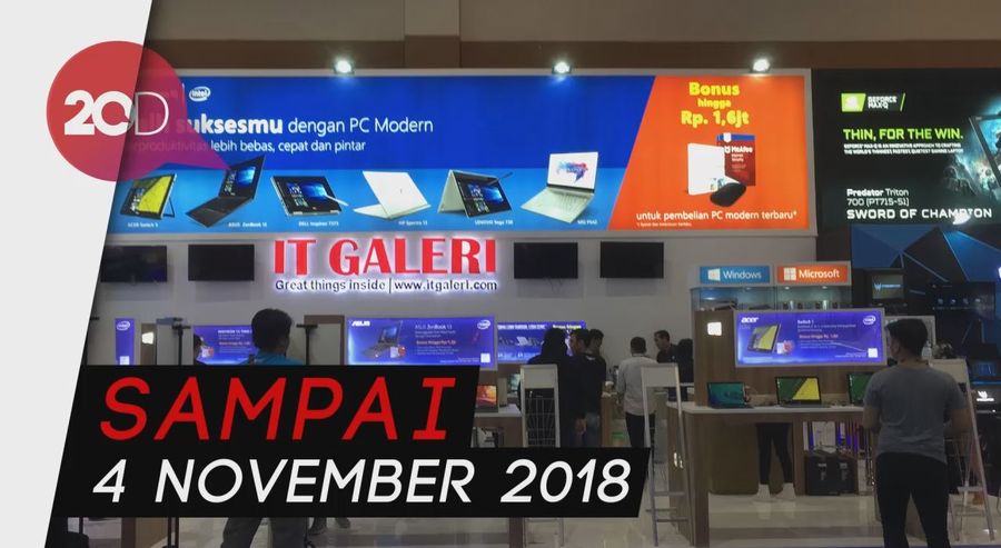  Indocomtech Dibuka, Ayo Berburu Gadget Murah! 