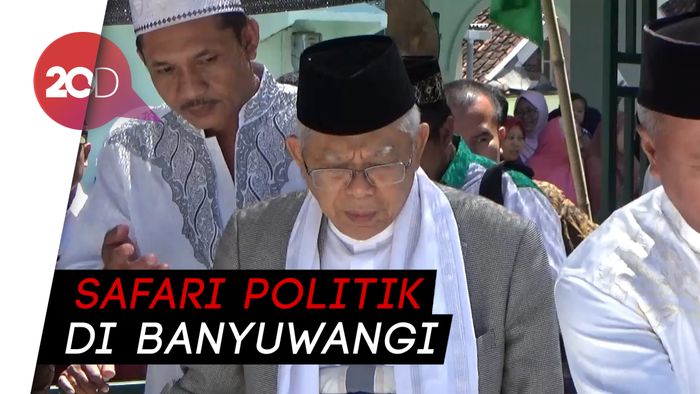 Ke Banyuwangi, Maruf Amin Ziarah ke Makam Penggerak NU