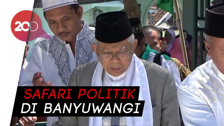 Ke Banyuwangi, Maruf Amin Ziarah ke Makam Penggerak NU