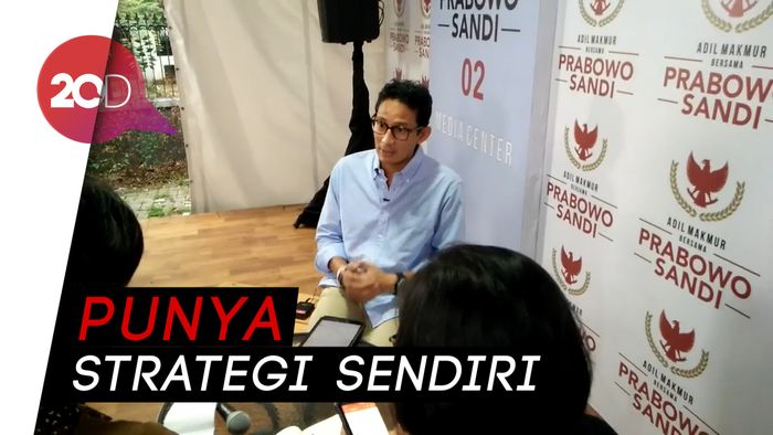 Sandiaga Bantah Tiru Strategi Trump