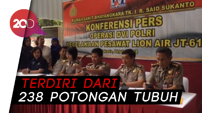 48 Kantong Jenazah Korban Lion Air Sudah Diambil Sampel DNA