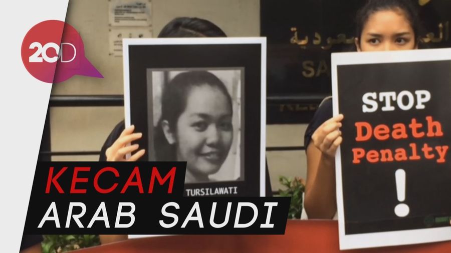 Aksi Damai Aktivis Kemanusiaan untuk Tuti Tursilawati 