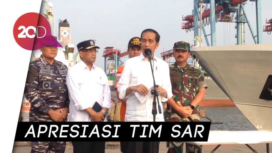 Jokowi Minta Tim SAR Gabungan Bekerja Cepat Tangani Lion Air