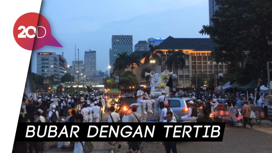 Massa Aksi Bela Tauhid 211 Bubar, Lalin Kembali Dibuka