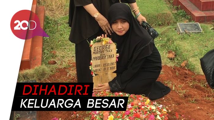 Suasana Haru Pemakaman George Mustafa Taka