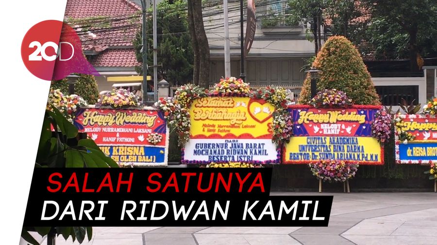 Banyak Karangan Bunga untuk Melody Eks JKT48
