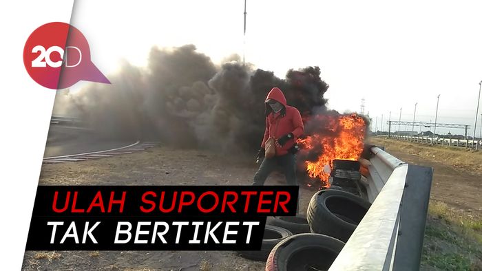 Suporter Tak Bertiket Berbuat Onar di Laga Persebaya Vs Persija