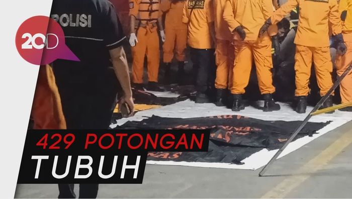  8 Hari Evakuasi Lion Air, RS Polri Terima 137 Kantong Jenazah