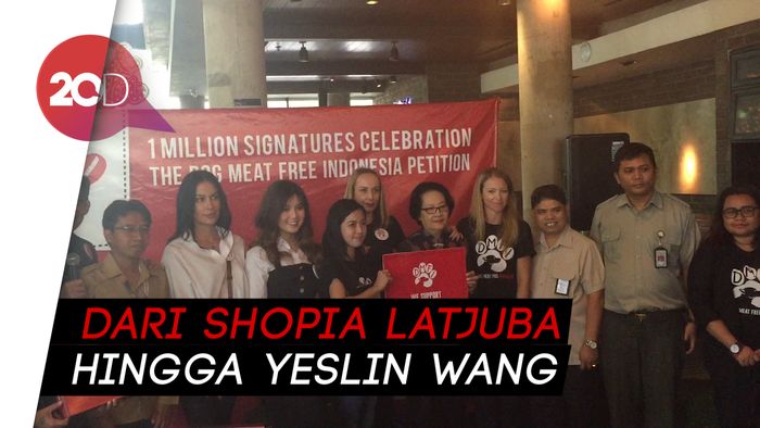 Sederet Selebritas Kampanyekan Setop Makan Daging Anjing