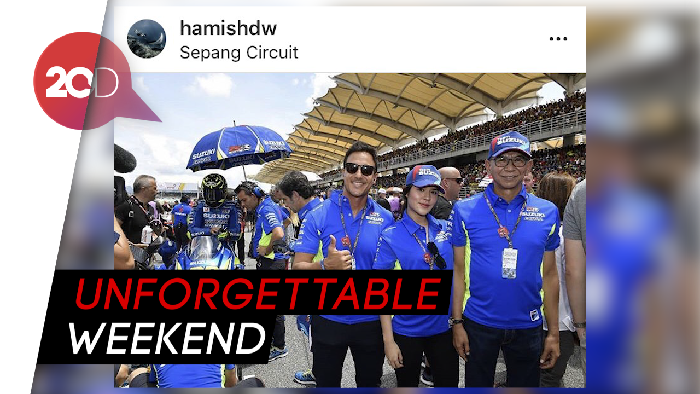 Serunya Raisa dan Hamish Daud Nonton MotoGP di Malaysia!
