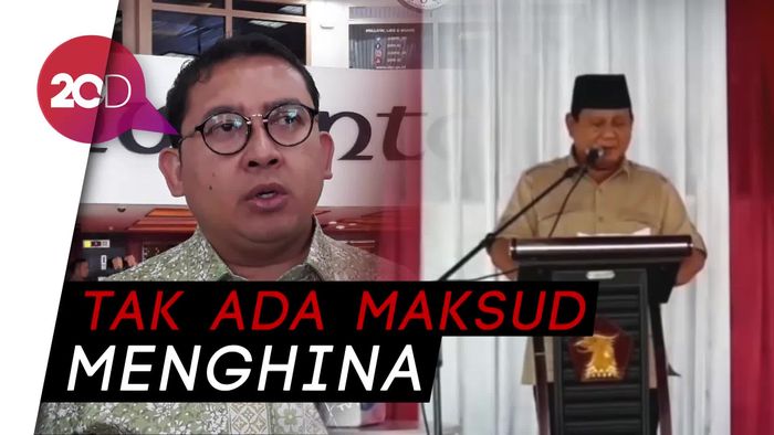 Fadli Zon soal Tampang Boyolali: Itu Gaya Retorik Prabowo
