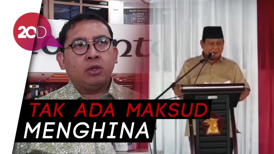 Fadli Zon soal Tampang Boyolali: Itu Gaya Retorik Prabowo