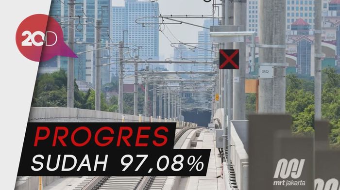 Nyaris Rampung, Begini Penampakan Stasiun MRT Jakarta