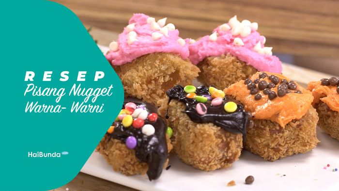 Resep Pisang Nugget Warna-Warni
