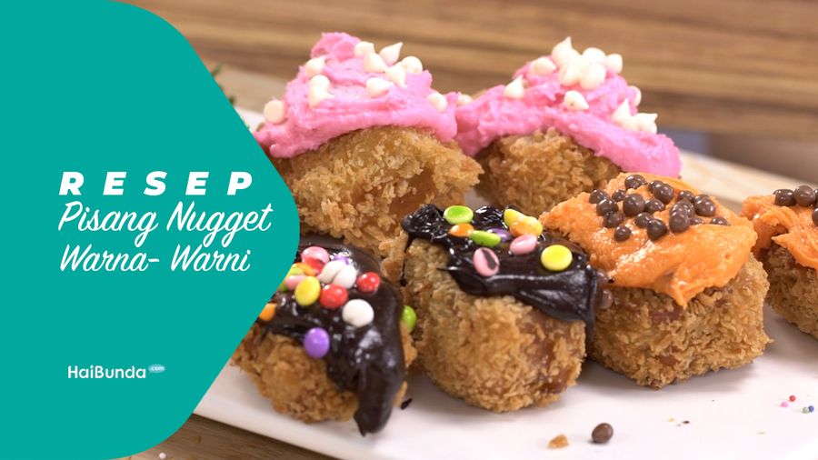Resep Pisang Nugget Warna-Warni