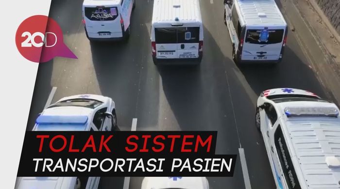 Sudah Dua Hari Ratusan Ambulans Blokade Jalan di Paris