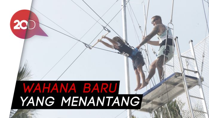 Yang Seru di Maldives, Berayun Bebas di Ketinggian