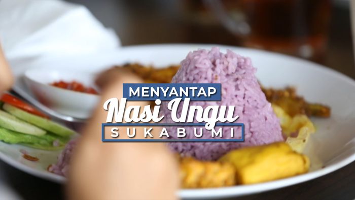 Menyantap Nasi Ungu dengan Rasa yang Unik di Sukabumi