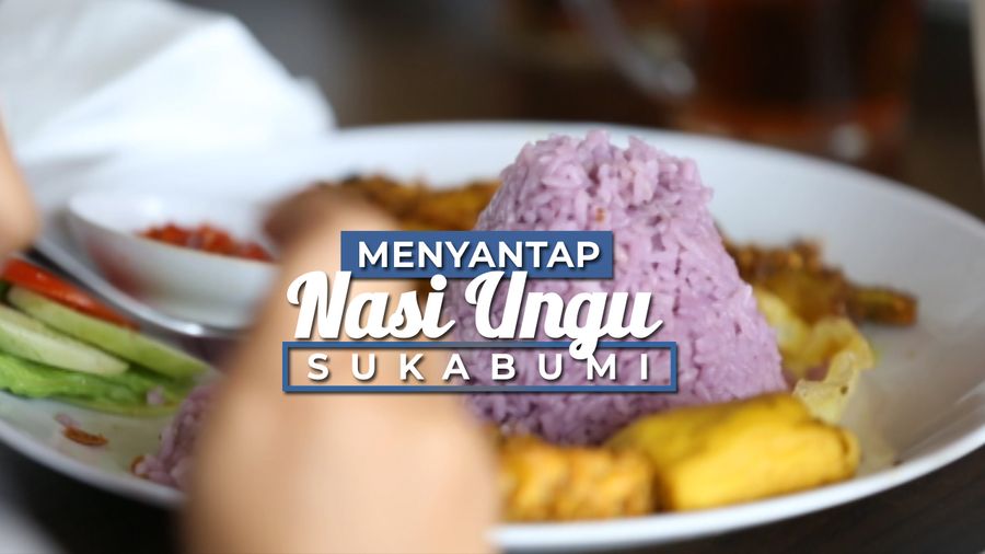 Menyantap Nasi Ungu dengan Rasa yang Unik di Sukabumi