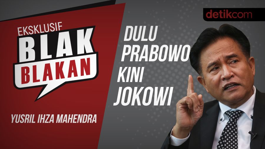 Blak Blakan Yusril Ihza: Dulu Prabowo Kini Jokowi