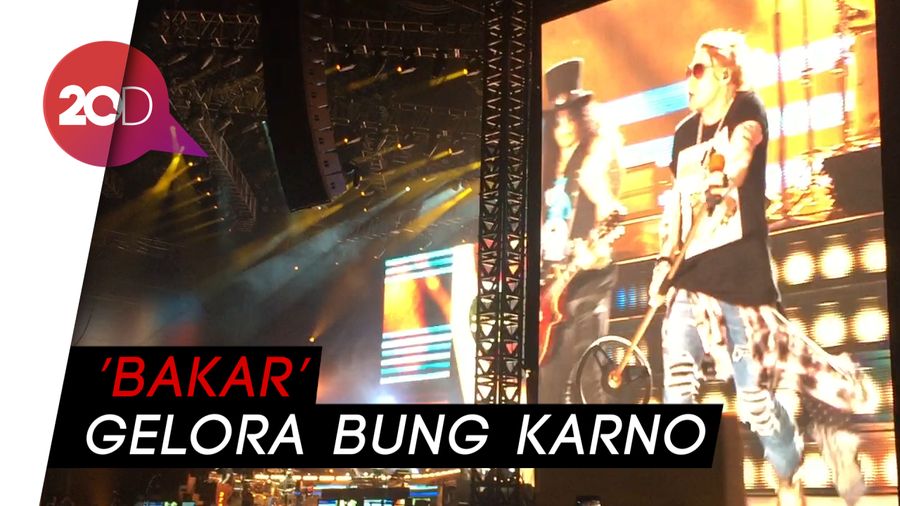 Tanpa Basa-basi, Guns N Roses Nyanyi 3 Jam Nonstop!