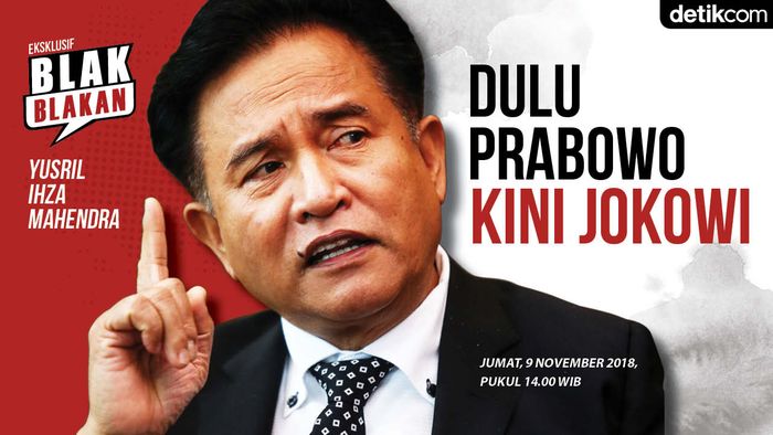 Tonton Blak-blakan Yusril! Dulu Prabowo Sekarang Jokowi