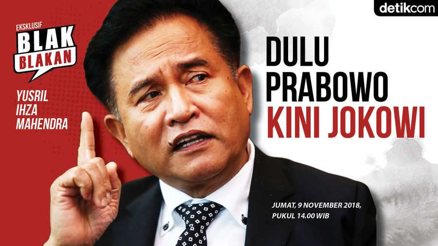 Tonton Blak-blakan Yusril! Dulu Prabowo Sekarang Jokowi
