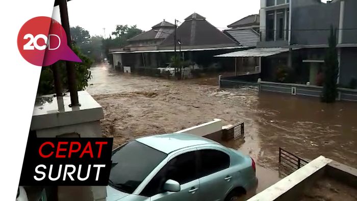 Bandung Banjir Diguyur Hujan Lebat